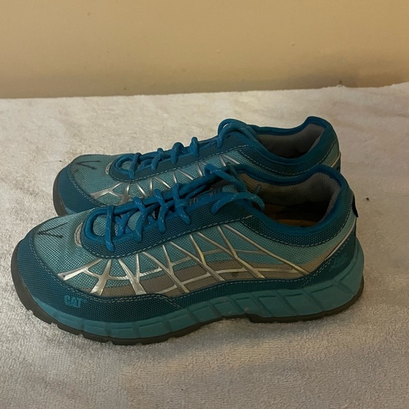 Cat Ergo Safety Steel Toe Shoes Sz 8 1/2 - Picture 2 of 12